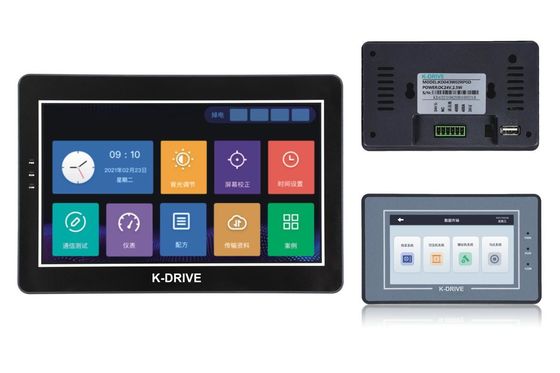 プラスチック DC 10V-30V HMI LCD 表示、耐久の埋め込まれたタッチ画面
