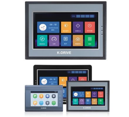 プラスチック DC 10V-30V HMI LCD 表示、耐久の埋め込まれたタッチ画面